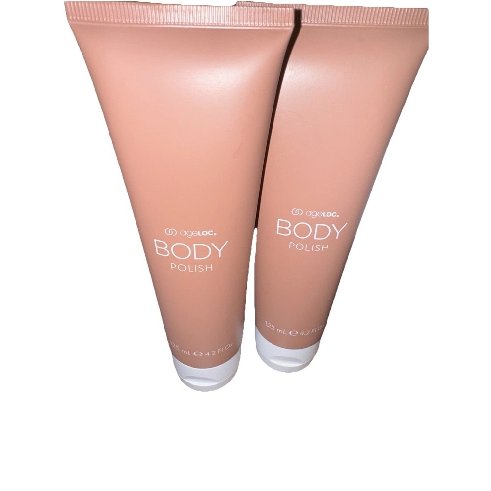 Nu Skin ageLOC Body Polish Lot of 2 Exfoliating Cleanser 4.2 fl oz Each AHAs